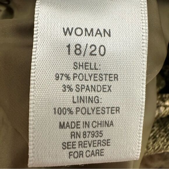 Dress Barn size 18/20 gold jacket - Picture 4 of 6